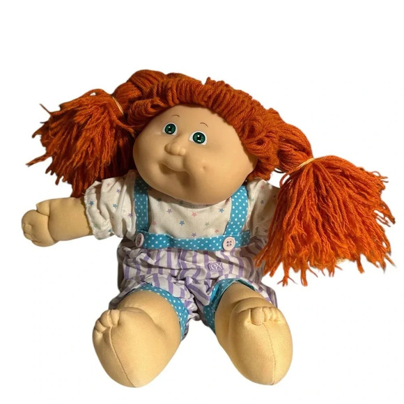 Cabbage Patch Kids Other - Rare Vintage 1985 Cabbage Patch 13” red headed dolls kids by Xavier Roberts